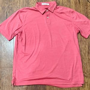 Peter Millar Featherweight Large Pink Polo